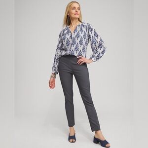 Chico's Blue and Gray Pants